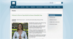 Desktop Screenshot of discoveryoga.ca
