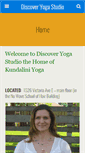 Mobile Screenshot of discoveryoga.ca